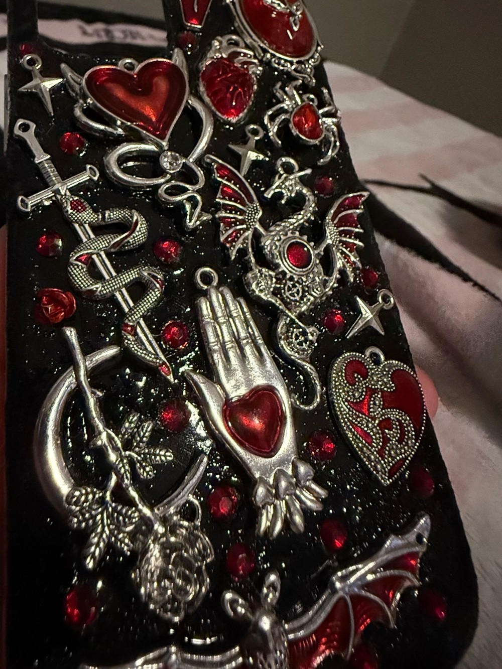 Goth inspired junk case